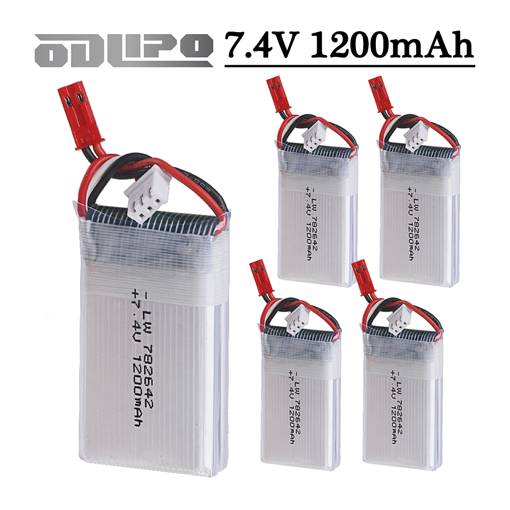 Drone Rc Car - 7.4v 1200mah Lipo Battery with JST