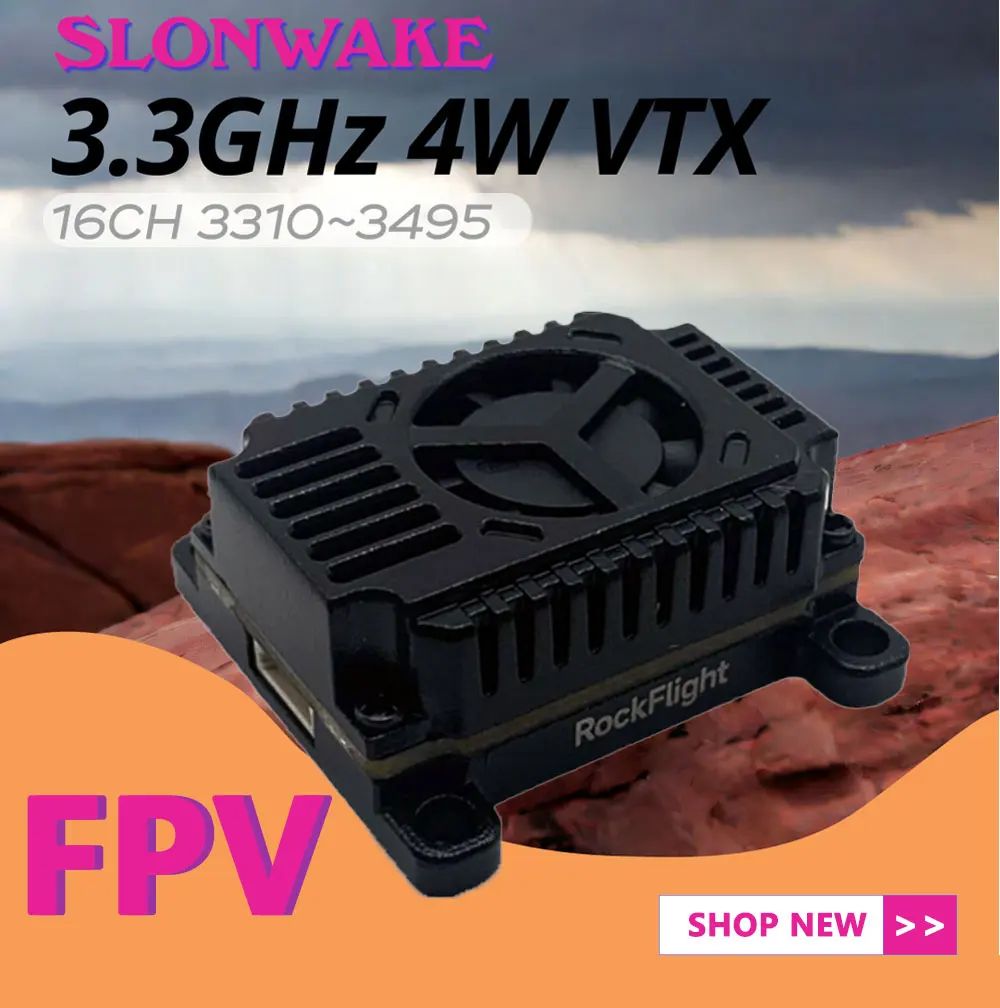 SLONWAKE FPV 3.3G 16CH 4000mW  - Drone Rc Remote 评论和价格