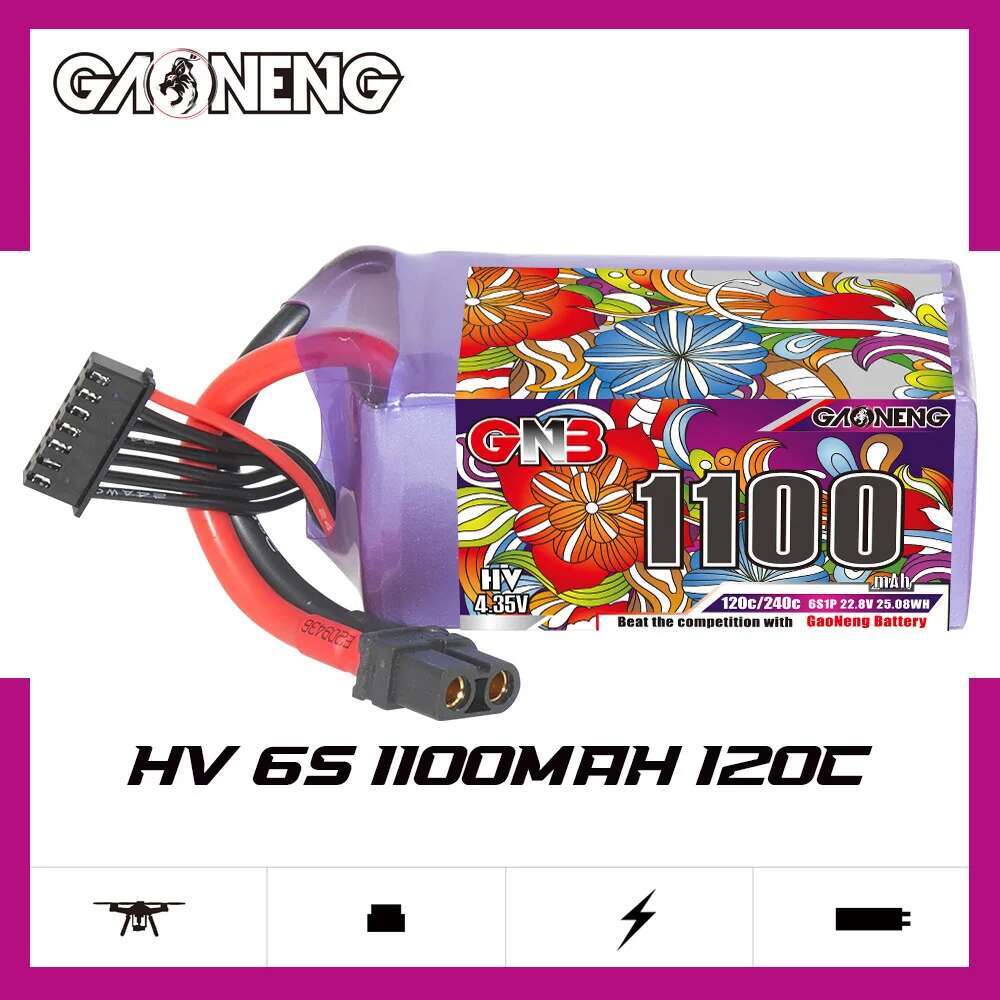 2Pcs GNB 6S Lipo Battery 22.8V - Drone Rc Board 评论和价格