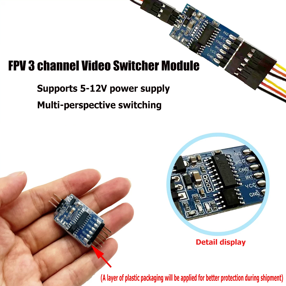 5.8G 3 Channel Video Switcher  - Drone Rc Remote 评论和价格