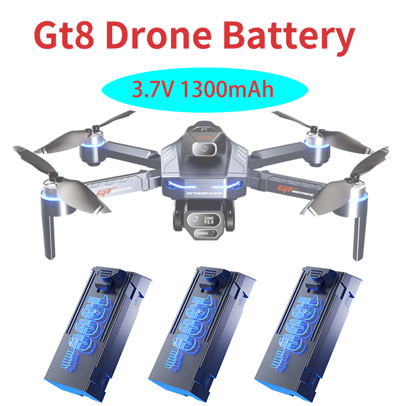 Original 3.7V 1300mAh GT8 Dron - Drone Gt8 Rc 评论和价格