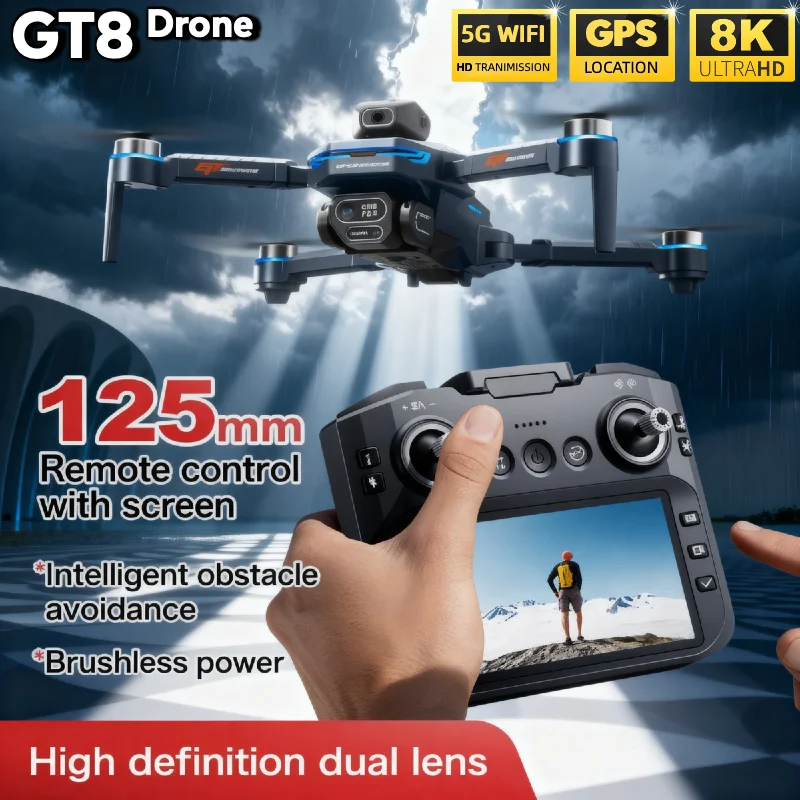 HOT For LSRC GT8 Drone 4K Prof - Drone Gt8 Rc 评论和价格