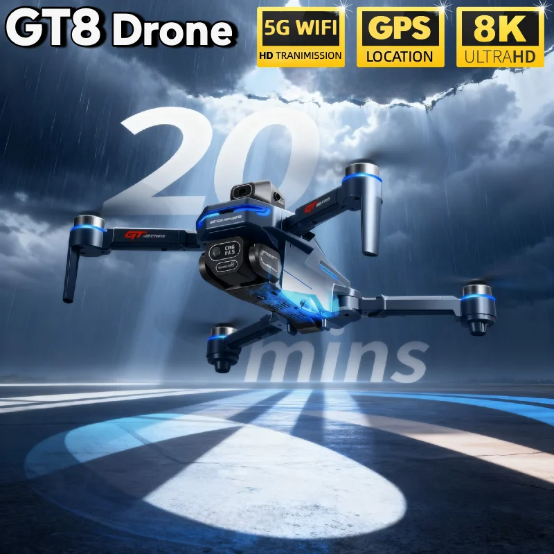 HOT For LSRC GT8 Drone 4K Prof - Drone Gt8 Rc 评论和价格
