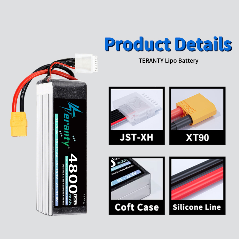 TERANTY 6S 4800mAh Lipo Batter - Drone Rc Board 评论和价格
