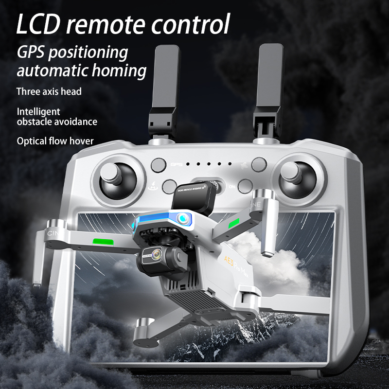 AE3 PRO Max NEW LCD SC GPS Dro - Drone App Rc Fpv 评论和价格