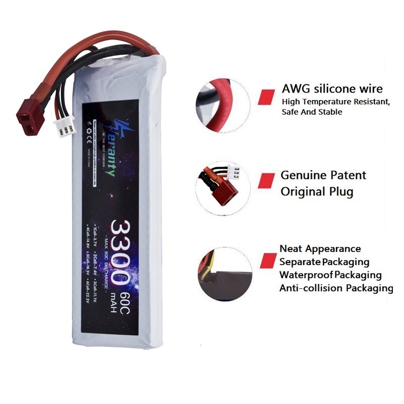 2S 7.4V LiPo Battery 3300mAh 6 - Drone Rc Car 评论和价格