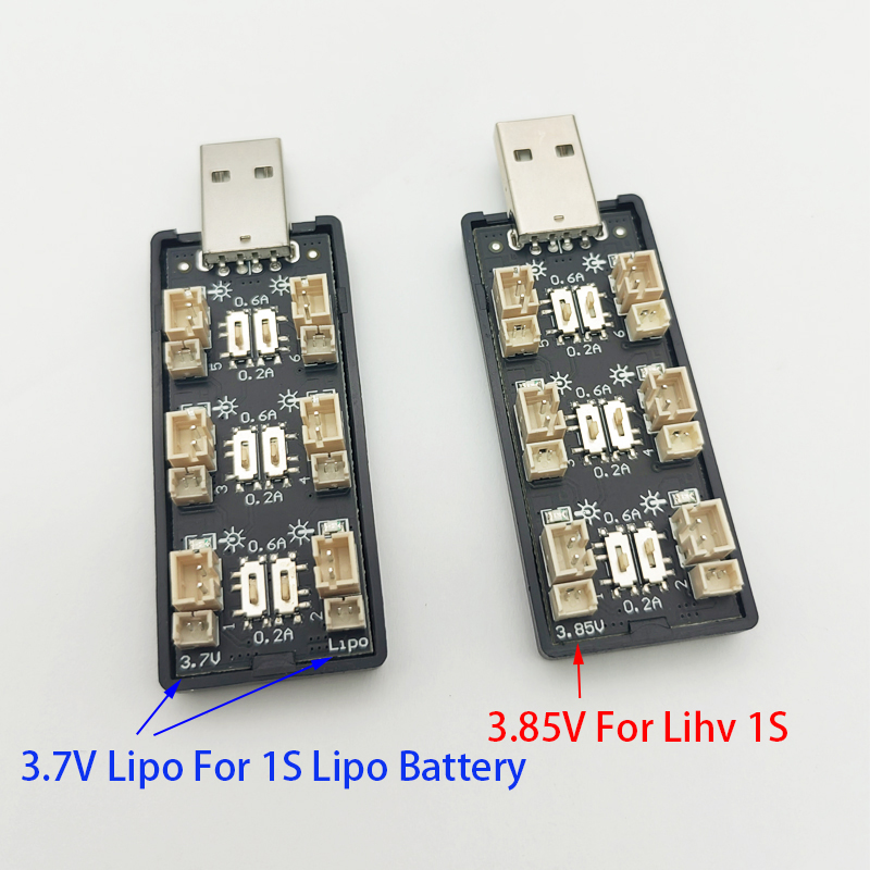 6CH USB 1S LiPo/LiHv 3.7V/4.2V - Drone Rc Ufo 评论和价格