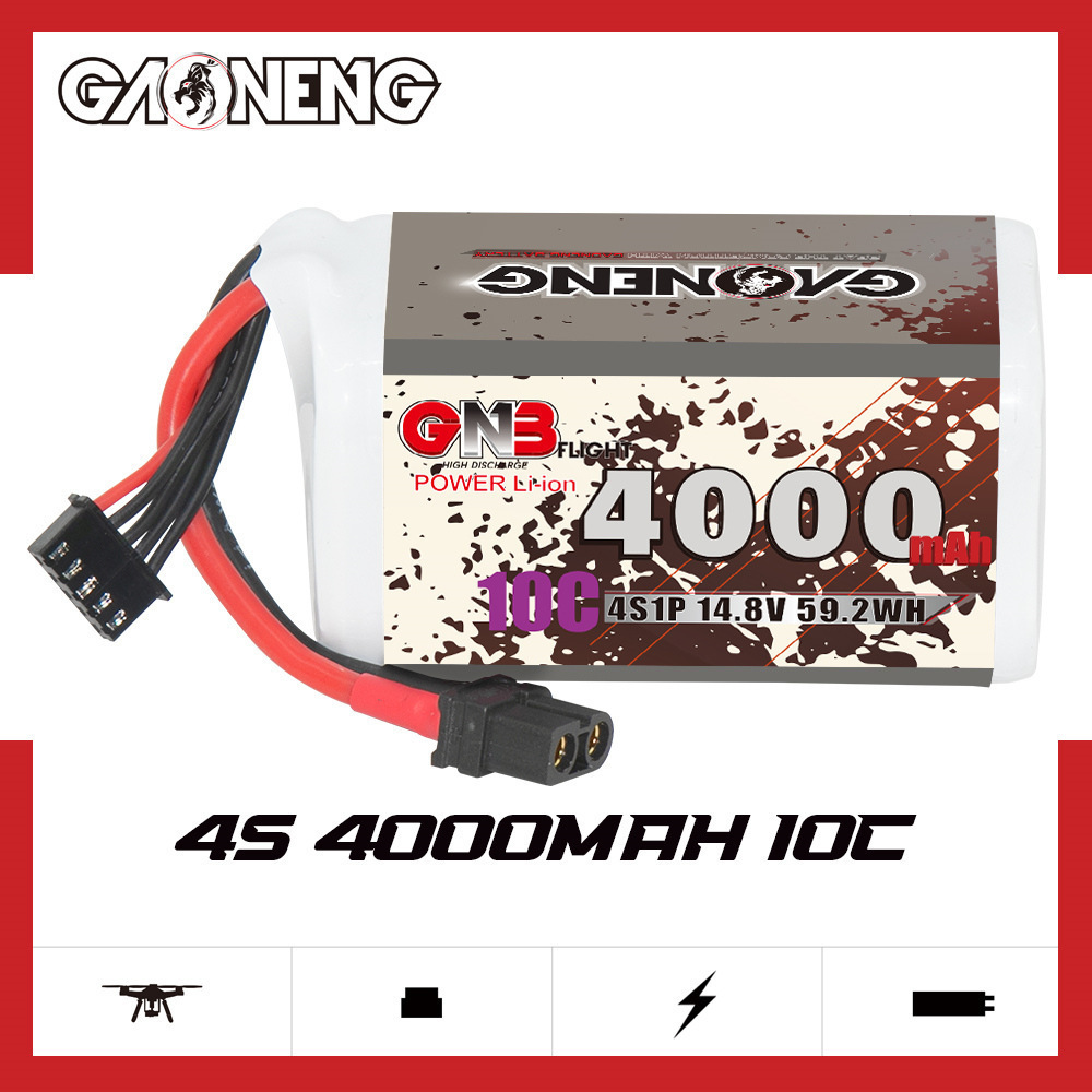 GNB 4000mAh 4S 14.8V 10C 20C W - Drone Rc Board 评论和价格