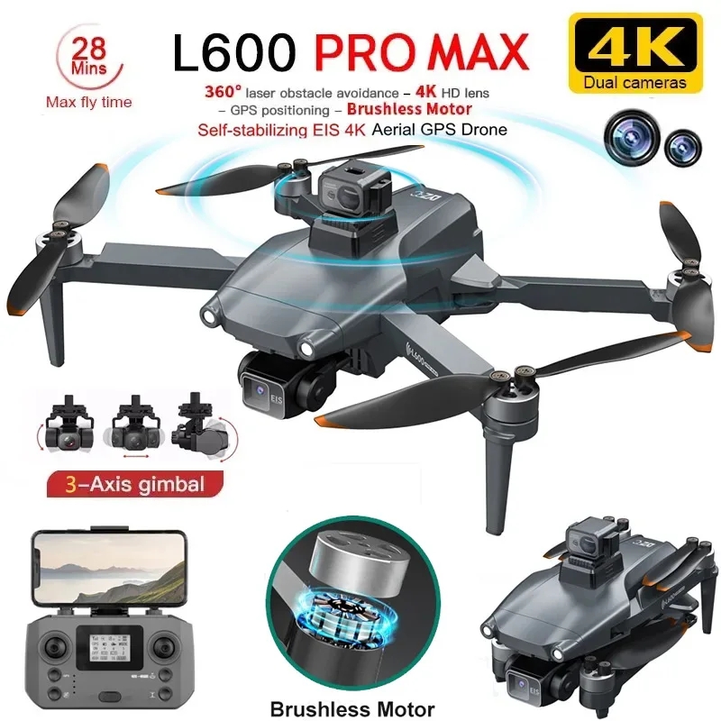L600 PRO MAX GPS Drone Profess - Drone Rc Gps 评论和价格