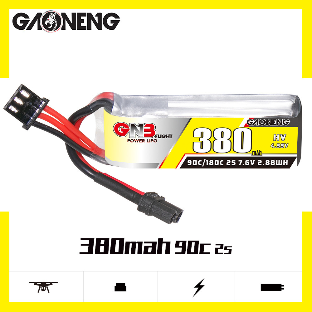 GNB 2S 7.6V 380mAh 90C/180C Li - Drone Rc Board 评论和价格