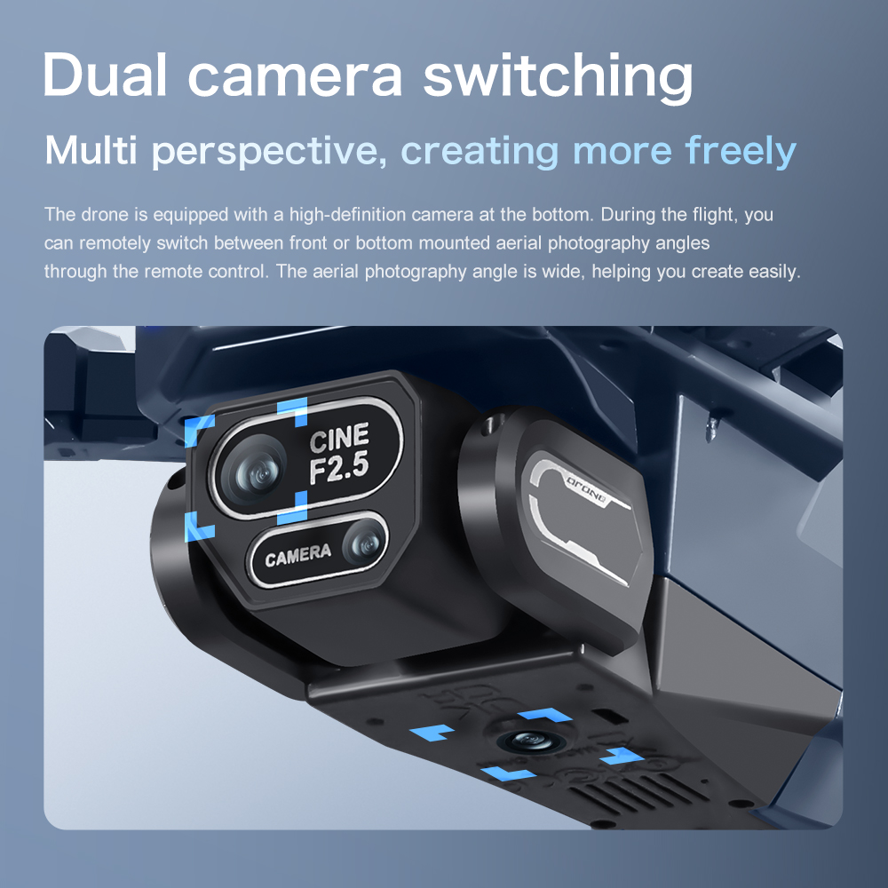 Original GT8 drone 8K HD dual  - Drone Gt8 Rc 评论和价格