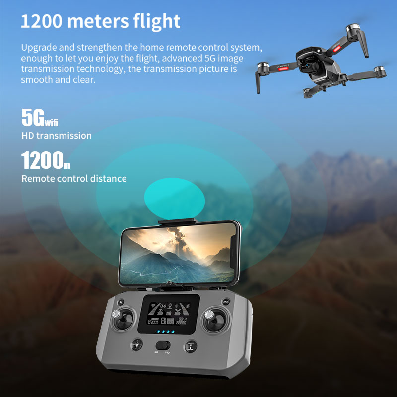 L106 Pro 3 Drone 5G WIFI FPV F - Drone App Rc Fpv 评论和价格
