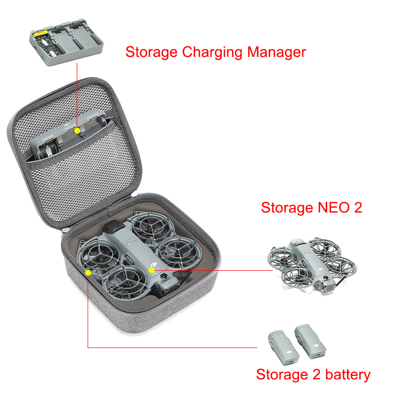 Carrying Shockproof Case for D - Drone Dji Rc 2 评论和价格