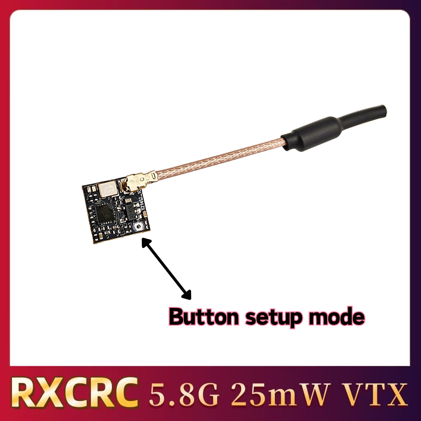 RXCRC 5.8GHz 48CH FPV 25mW Ana - Drone Rc Car 评论和价格