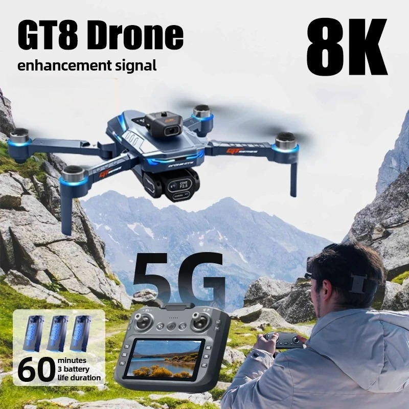 Original GT8 Drone 8K Professi - Drone Gt8 Rc 评论和价格